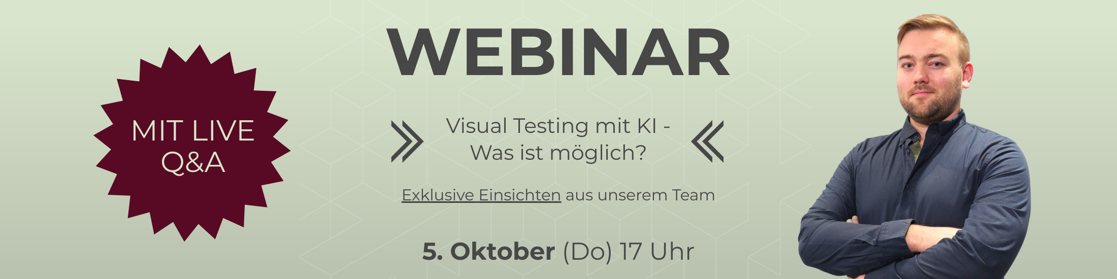 Visuelles Softwaretesten mit KI - Potenziale von KI für Testautomatisierung